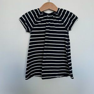 Polaren & Pyret Navy and White Cotton Dress, 6-9M